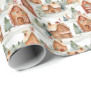 Search for gingerbread house wrapping paper Party