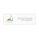 Search for dinosaur return address labels Animal