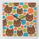 Recherche de chat moderne horloges Moyen siècle moderne