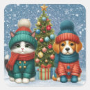 Search for cat in winter stickers Kitten