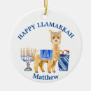 Search for funny llama ornaments Watercolor