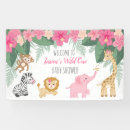Search for jungle baby shower banners Elephant