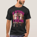 Search for pink october tshirts Black