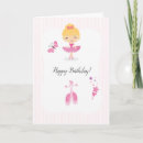 Search for ballerina birthday cards Pink