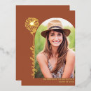 Search for brown and gold graduation invitations Modern