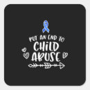 Search for child abuse stickers Awareness