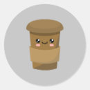 Search for cartoon hot chocolate stickers Kawaii