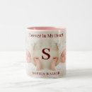 Search for monogram hearts mugs Elegant