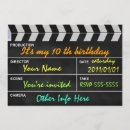 Search for cinema invitations Clapperboard