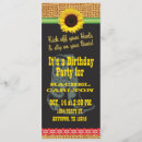 Search for sunflower cowgirl invitations Country