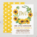 Search for sunflower birthday invitations Our little sunflower