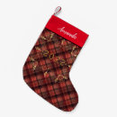 Search for scottish tartan christmas stockings Black