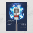 Search for microphone birthday invitations Music