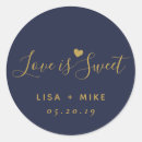 Search for love is sweet stickers candy