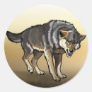 Search for angry wolf stickers Animal