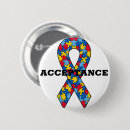 Search for autism acceptance buttons Neurodiverse