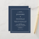 Search for navy 4x5 invitations Blue and white