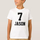 Recherche de numéro 7 tshirts Personnalisation
