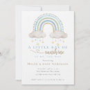 Search for boho rainbow baby shower invitations Blue