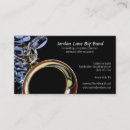 Search for saxophone business cards Black and white