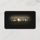 Recherche de test visitenkarten Testeur