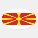 Recherche de drapeau macédoine autocollants Pays