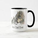 Recherche de tête loup tasses Sauvage