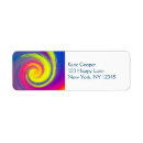 Search for kaleidoscope return address labels Colourful