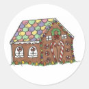 Search for candy house stickers Gingerbread