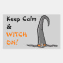 Search for scary rectangle stickers Witch