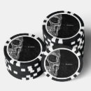 Recherche de crâne jetons poker Gothique