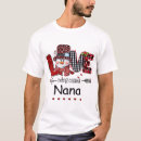 Search for nana christmas tshirts Red