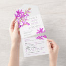 Search for purple orchid invitations White