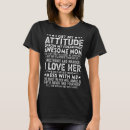 Search for i get my attitude from tshirts Trendy