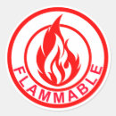 Recherche de inflammable autocollants Flamme