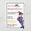 Search for police birthday invitations Party