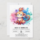 Recherche de monkey invitations Aquarelle