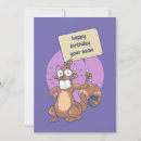 Search for funny squirrel birthday cards Cartoon