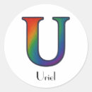 Search for monogram u stickers Typography