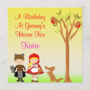 Search for big bad wolf invitations Fairytale