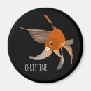Recherche de poisson rouge magnets Noir