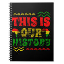 Search for african american notebooks Black history month