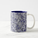Search for paisley pattern design mugs Blue