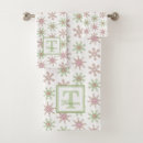 Search for snowflake bath towels Green