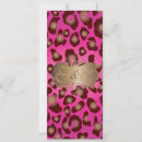 Search for hot pink leopard invitations Animal
