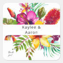 Search for thank you beach wedding stickers Modern