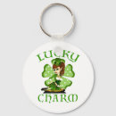 Search for girl leprechaun keychains Shamrock