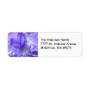 Search for purple iris return address labels Floral