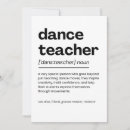 Search for dance teacher thank you cards Appreciation