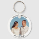 Search for cute wedding round keychains Birthday